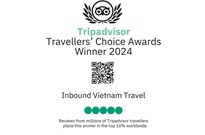 Inbound Vietnam Travel receives the Traveller’s Choice 2024 award from TripAdvisor