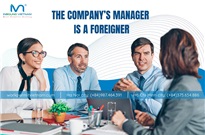 Issuing a new work permit for the company's manager