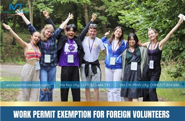 Exemption from work permit requirements for foreign workers employed by a company